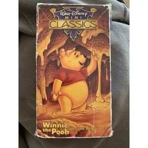 RARE Walt Disney's Mini Classics Winnie the Pooh & The Honey Tree VHS-049-TESTED